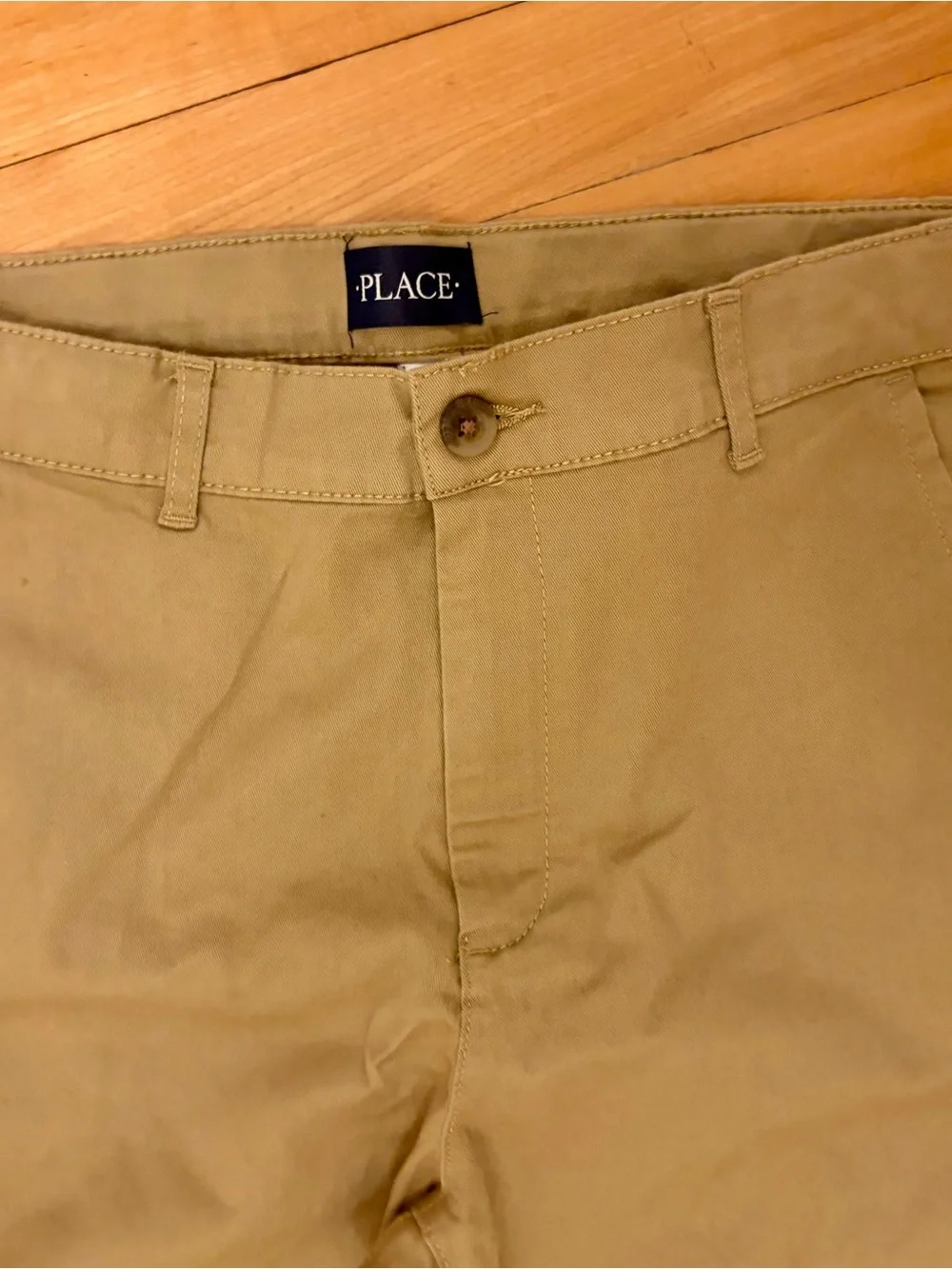 Kids’ Tan Straight-Leg Pants NWT